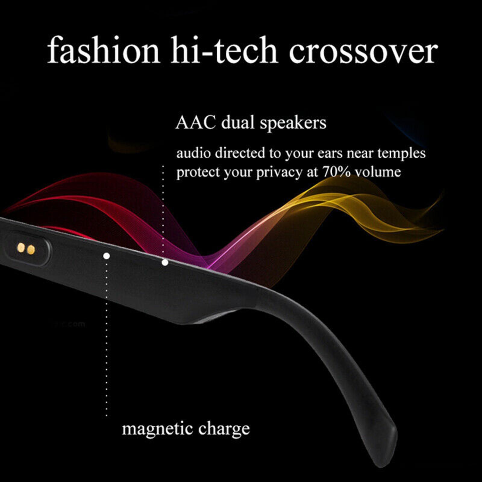 Smart Audio Glasses Open Ear Speaker with Bluetooth Connectivity for Gaming Meeting Traveling Driving