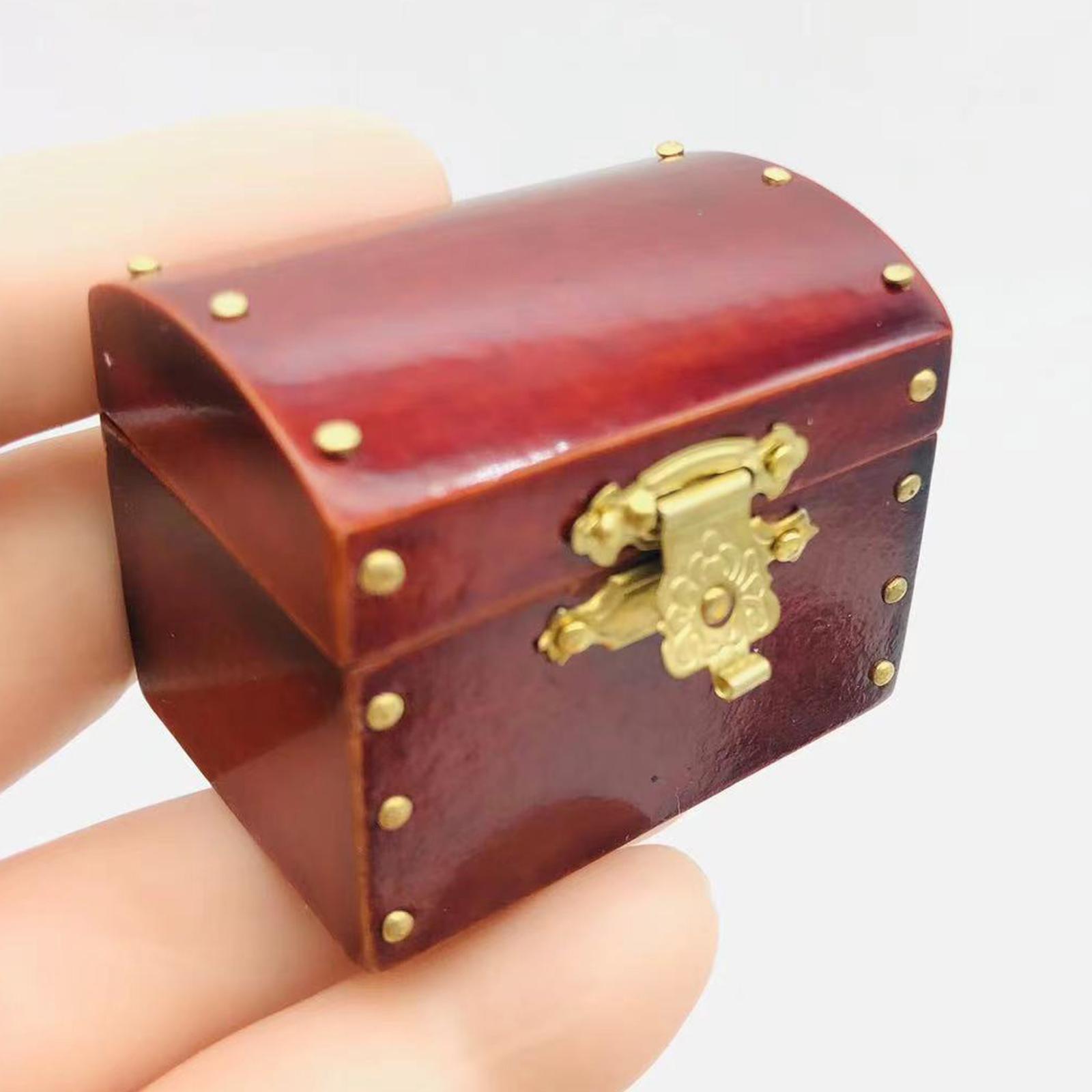 1/12 Doll Wood Jewelry Organizer Classic for BJD Doll DIY Scene Children Toy