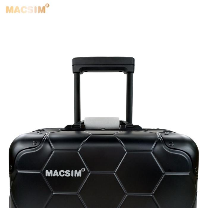 Vali hợp kim nhôm nguyên khối MS1317 Macsim cao cấp màu đen màu đen