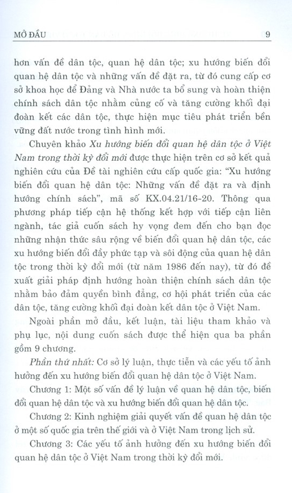 Xu Hướng Biến Đổi Quan Hệ Dân Tộc Ở Việt Nam Trong Thời Kỳ Đổi Mới (Sách Chuyên Khảo)