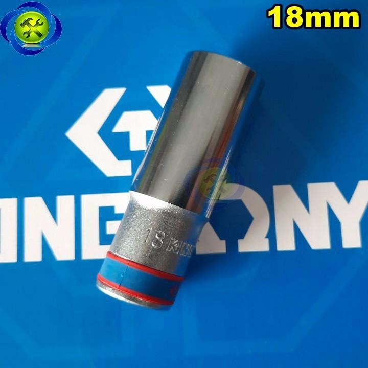 Tuýp 18mm 1/2 Kingtony 423518M loại dài 6 cạnh màu trắng