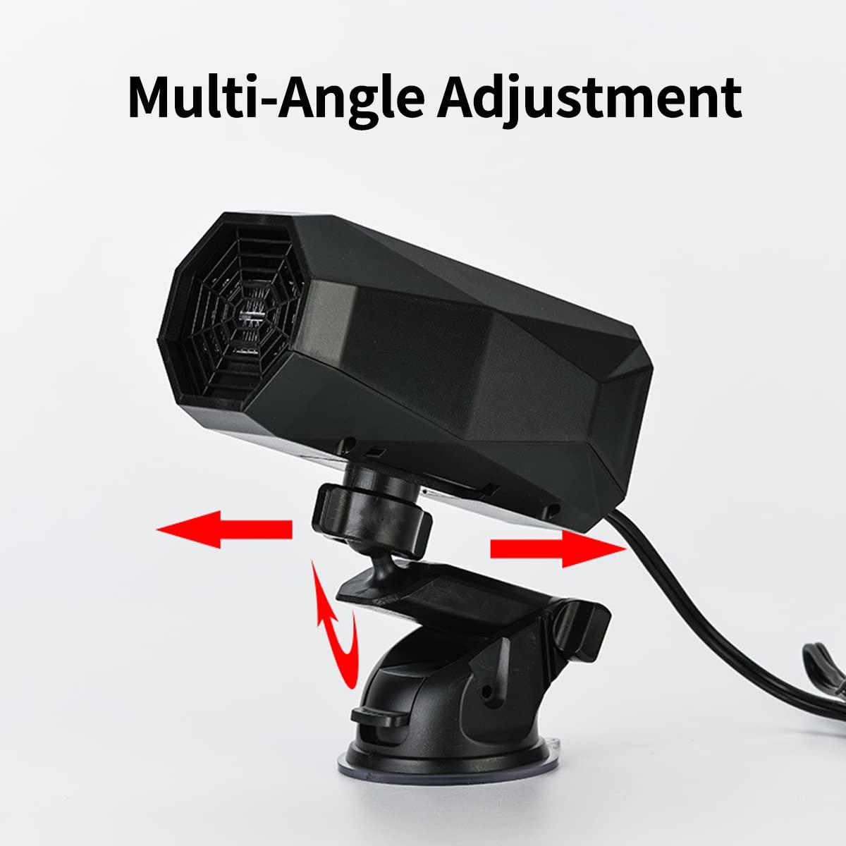 Làm nóng xe hơi, quạt sưởi ấm 12V 150W, xe sưởi 2 trong 1 và quạt làm mát, quạt sưởi xe hơi, xe chắn gió xe hơi xe hơi