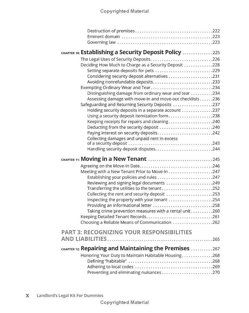 Sách ngoại văn: Landlord's Legal Kit For Dummies