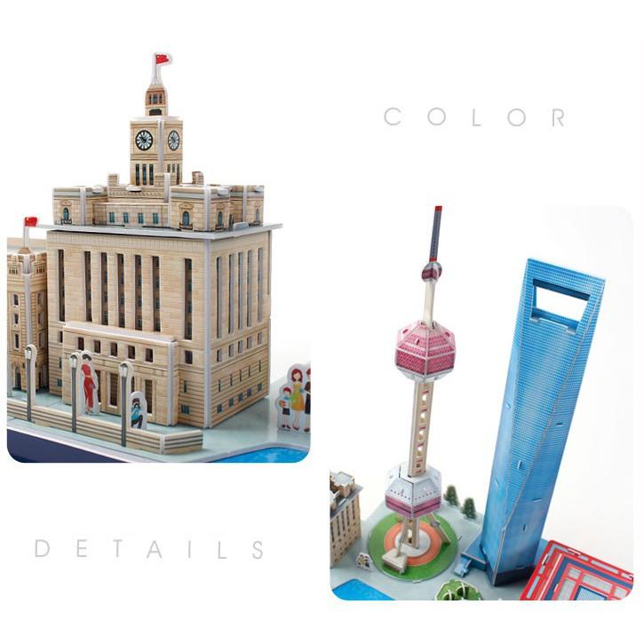 Mô hình giấy 3D - City Line Thượng Hải - MC265h