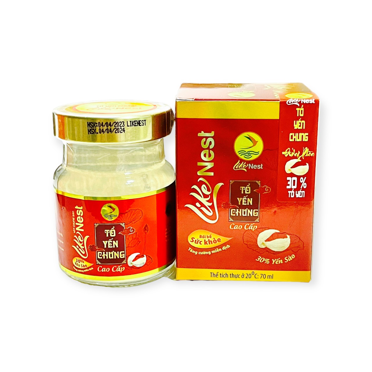 Yến Chưng Đường Phèn 30% Yến Like Nest