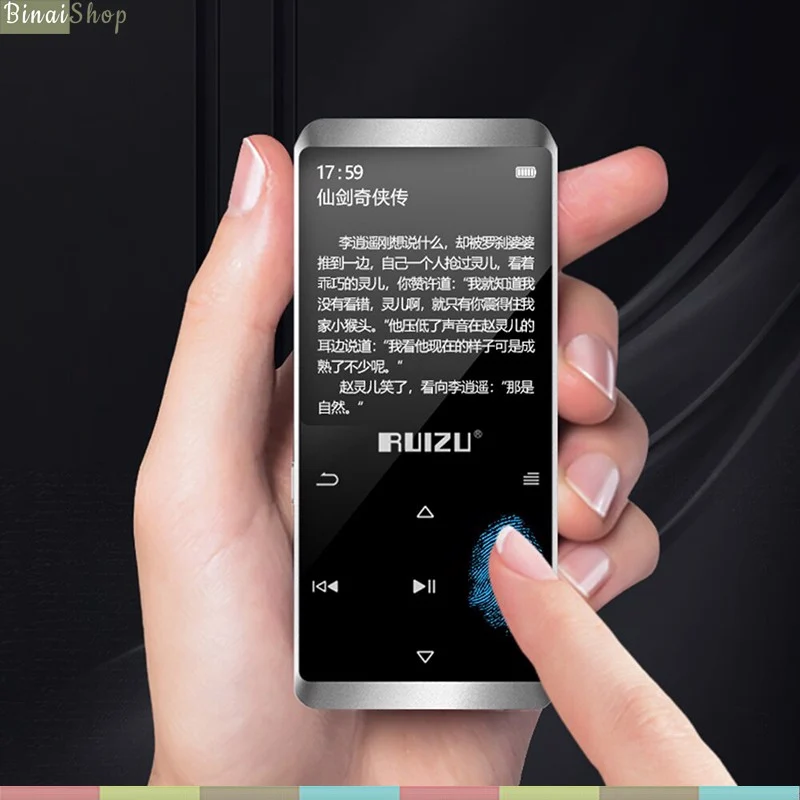 Máy Nghe Nhạc Lossless Bluetooth Ruizu D02 4GB - Hàng Chính Hãng