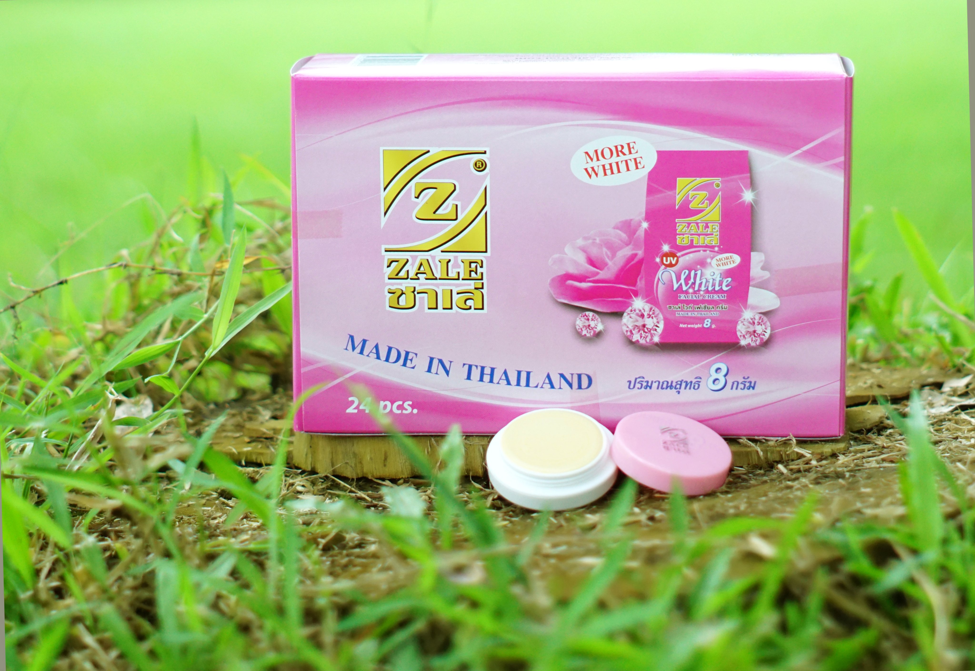 ZALE - KEM DƯỠNG TRẮNG DA ZALE HỒNG 8G - NHẬP KHẨU - Hộp 24 hủ