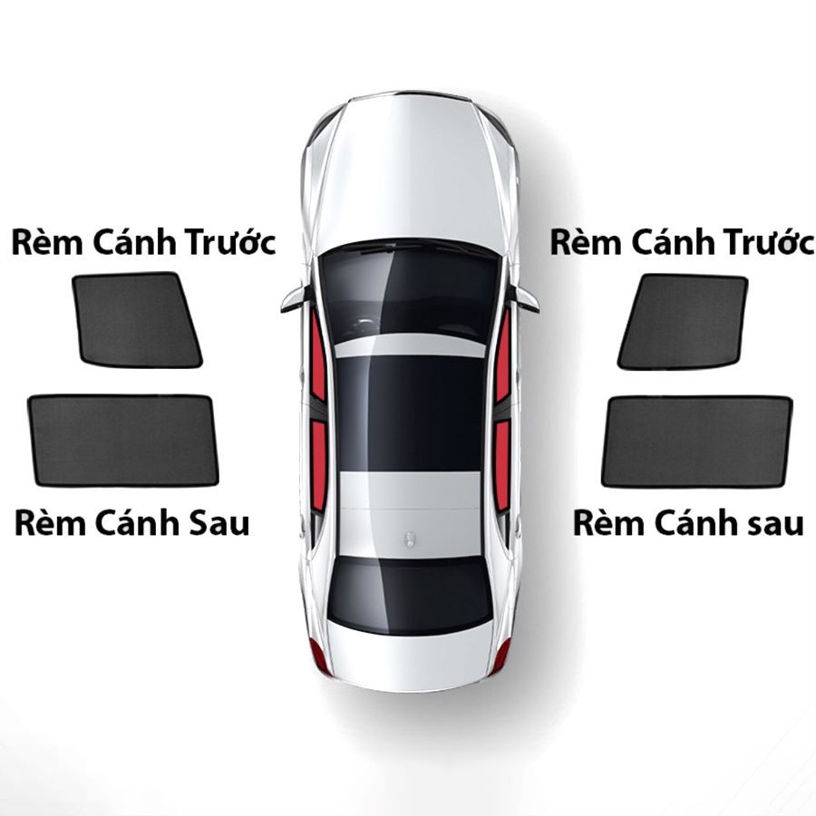Rèm che nắng, Chắn nắng nam châm ô tô dành cho xe Honda Civic