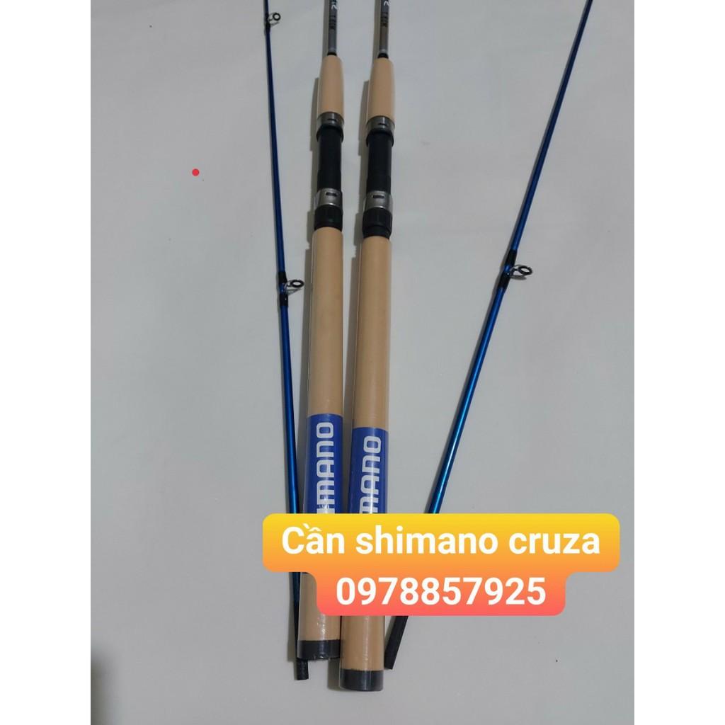 Cần câu 2 khúc shimano cruzar,cần câu shimano 2 khúc rỗng