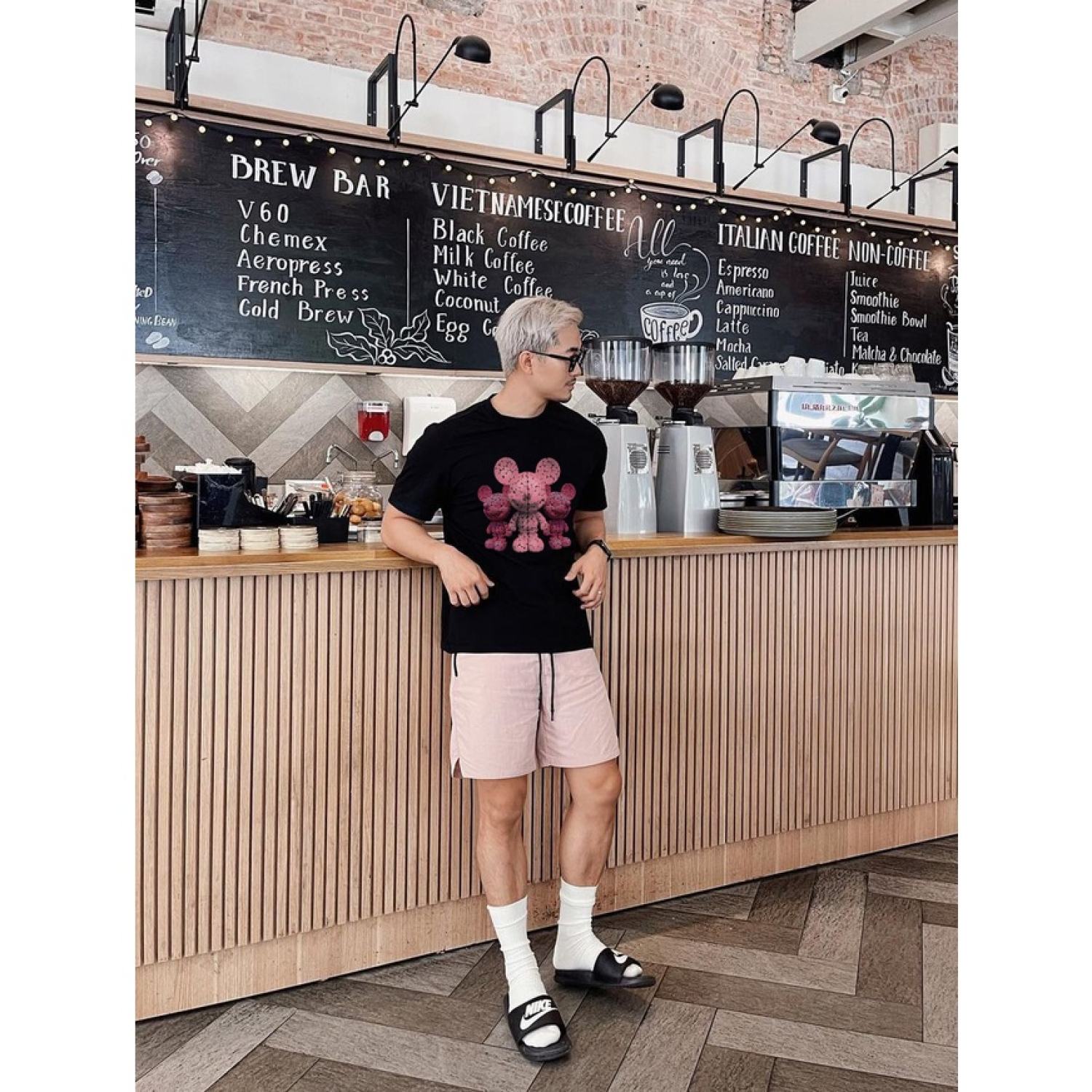 Đồ Bộ Thun Cao Cấp 3 Chú Chuột Kiểu Dáng Unisex Tay Lỡ Trẻ Trung Năng Động