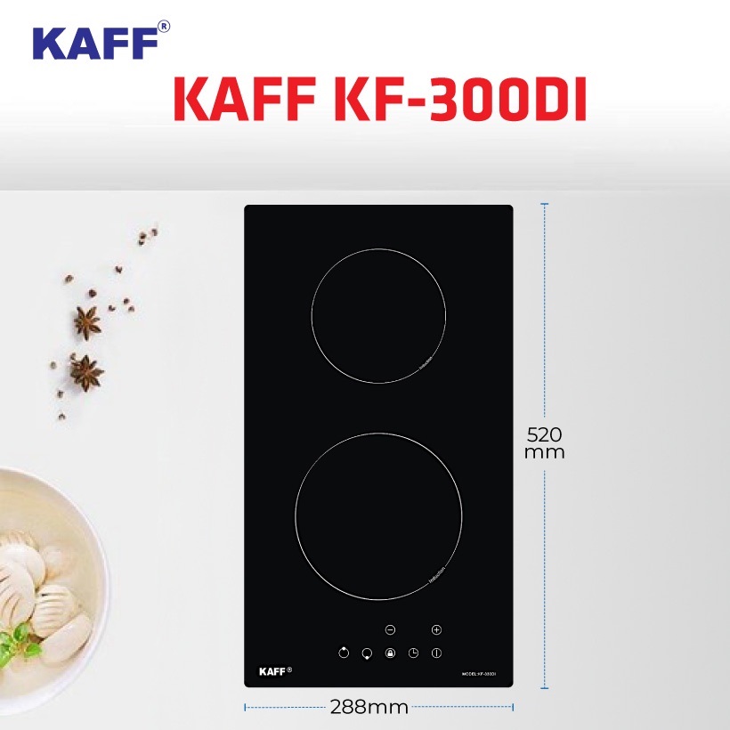 Bếp Từ Đôi Cảm Ứng DOMINO KAFF KF-330DI - Hàng Chính Hãng