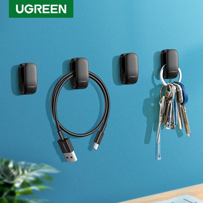 Ugreen UG80199LP252TK 4 cái Móc treo Màu Đen tiện dụng trên xe hơi - văn phòng - nhà - HÀNG CHÍNH HÃNG