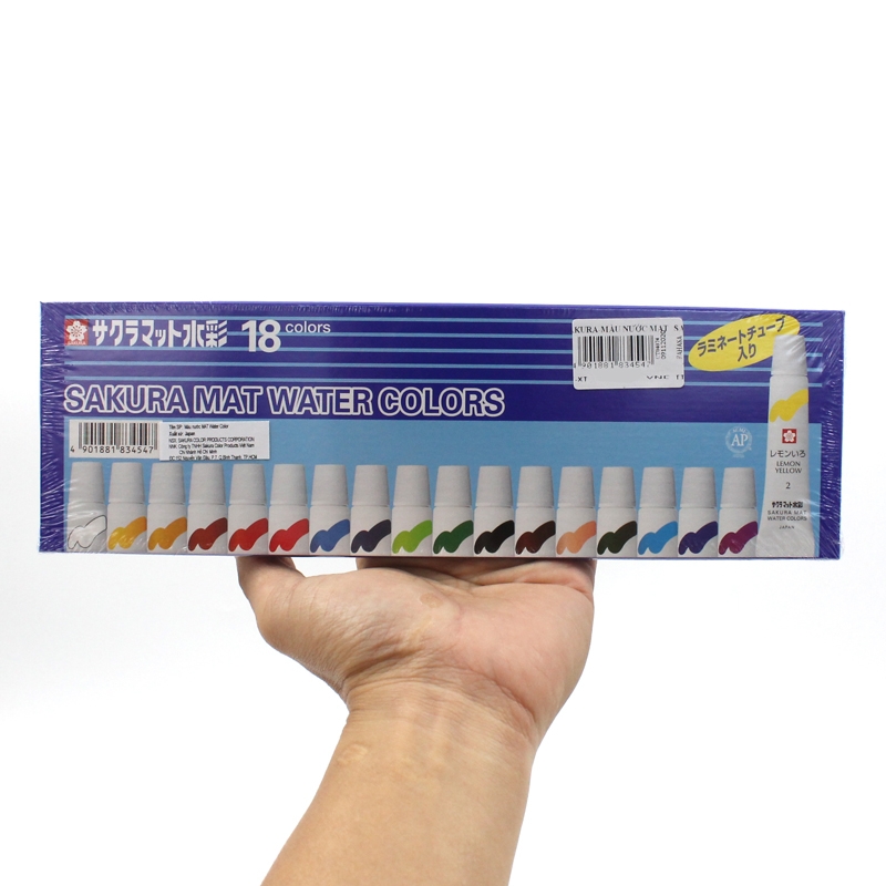 Màu Nước Sakura Mat Water Color 5ml 18 Màu