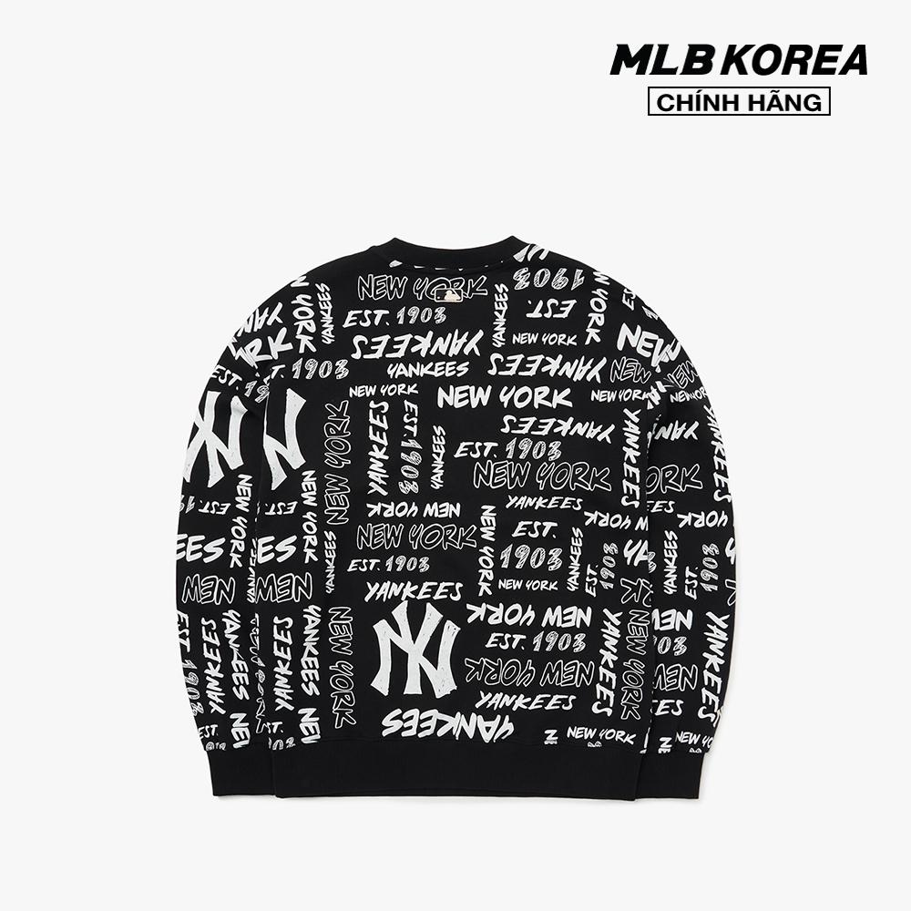 MLB - Áo sweatshirt tay dài cổ tròn Grafitti Allover Mega Overfit 3AMTZ0124