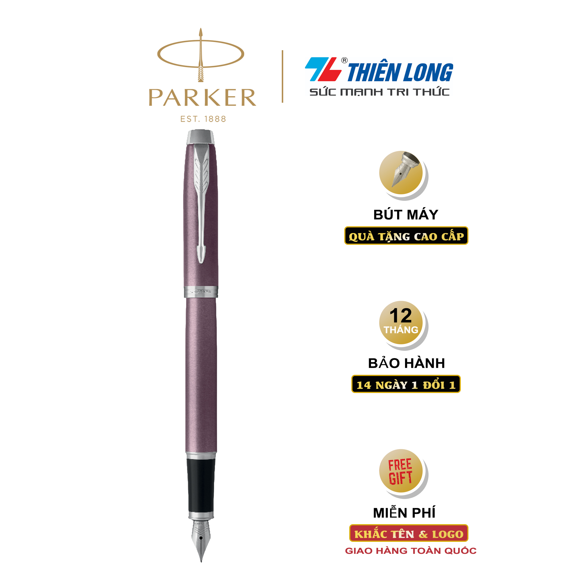 Bút máy cao cấp Parker IM Light Purple CT TB4-1975607