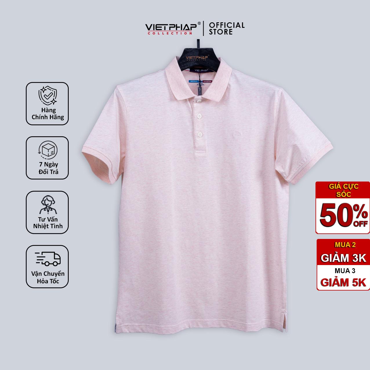 (SALE UP TO 50%) Áo Thun Milan Màu VIỆT PHÁP /Form Luxury / Thoáng mát, co dãn tốt, chất liệu cotton thấm hút mồ hôi 962