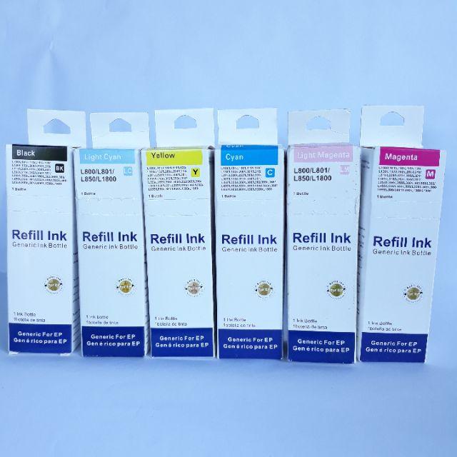 Mực in màu nước UV DYE REFILL INK 100ml - loại không phai!
