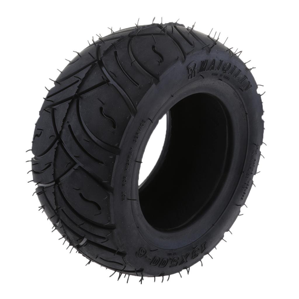 Puncture Resistant 13x5.00-6 Rubber Tire for Scooter Quad Electric Bike