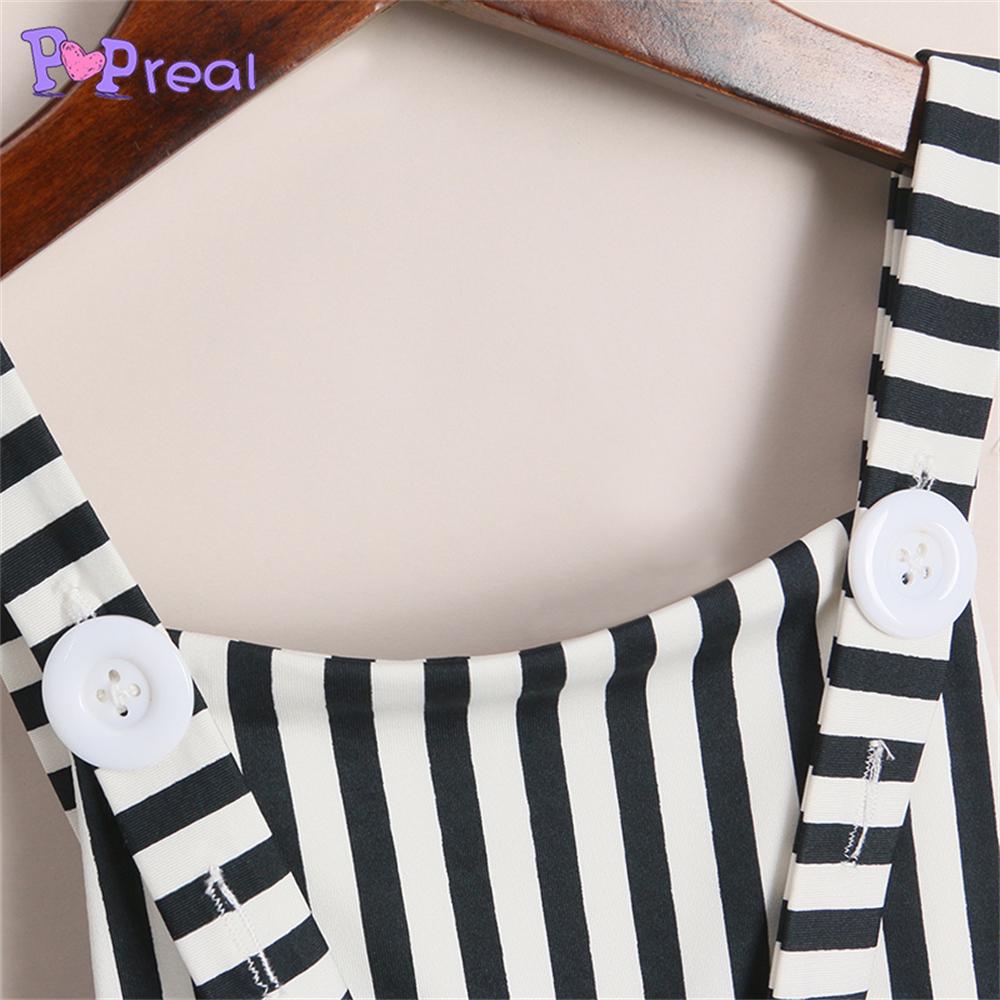 PopReal Họ Phù Hợp Với Trang Phục Mẹ Và Con Gái Phù Hợp Với Áo Liền Quần Dây Trang Phục Cha Mẹ-Con Bộ Trang Phục Cho Bé Quần Áo Bé Gái
