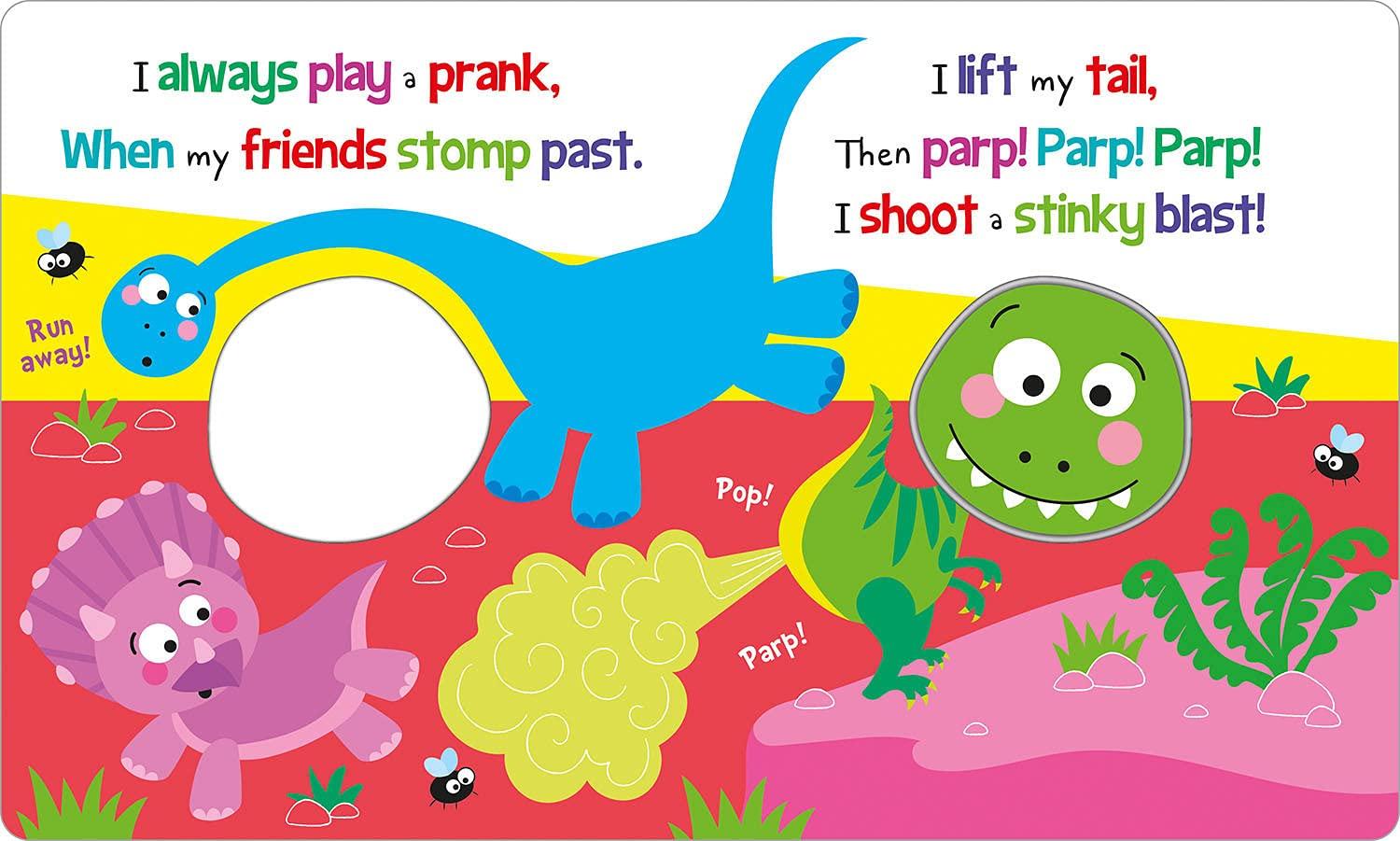 Fart &amp; Roar Stinkosaur! (Squish Squash Squeak - Silicone Books)