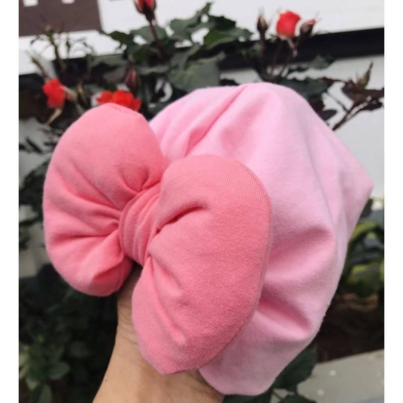 mũ turban nơ phồng đáng yêu cho bé