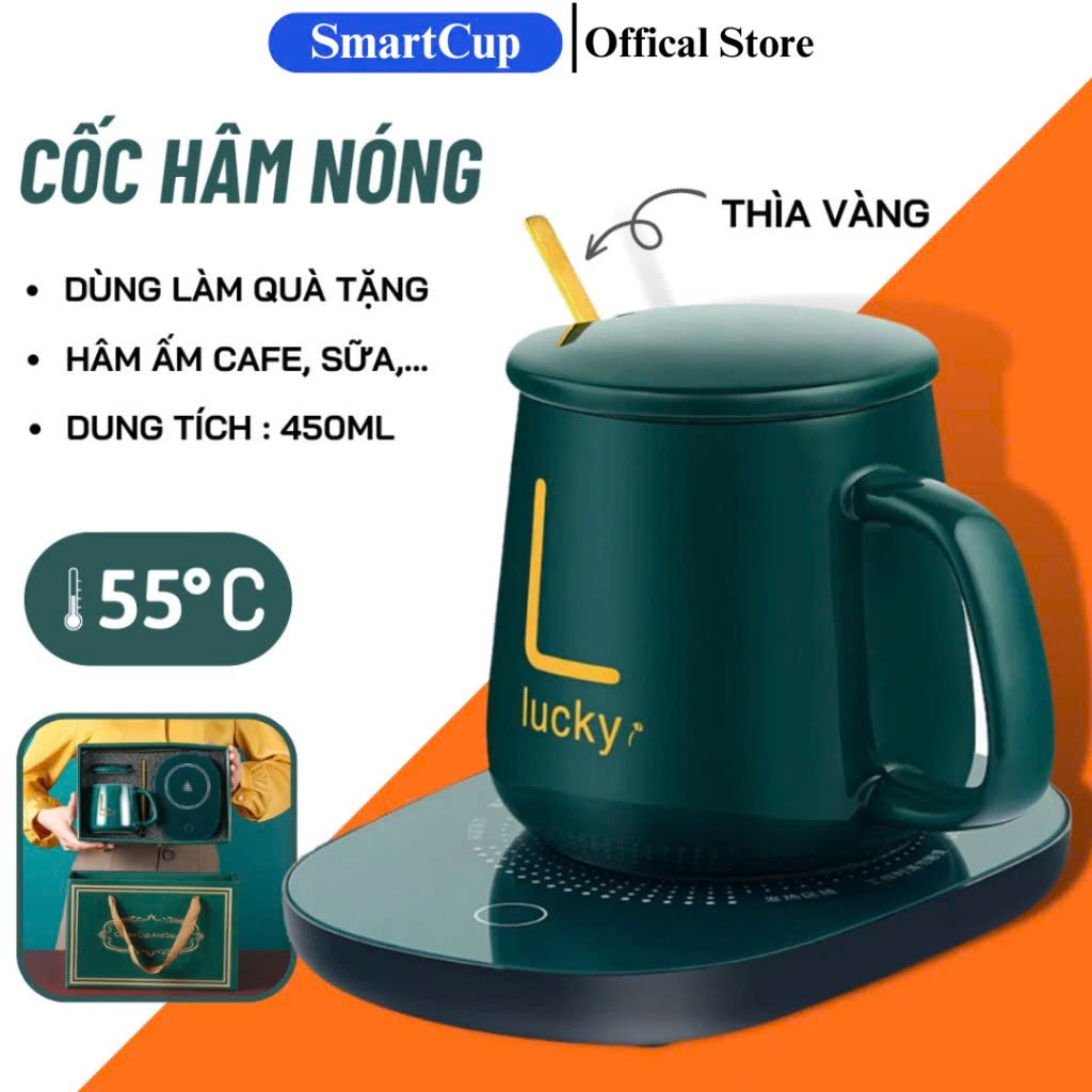 Bộ Đế Cốc Hâm Nóng Giữ Nhiệt Đồ Uống Hàn Quốc – Mẫu Mới Cao Cấp