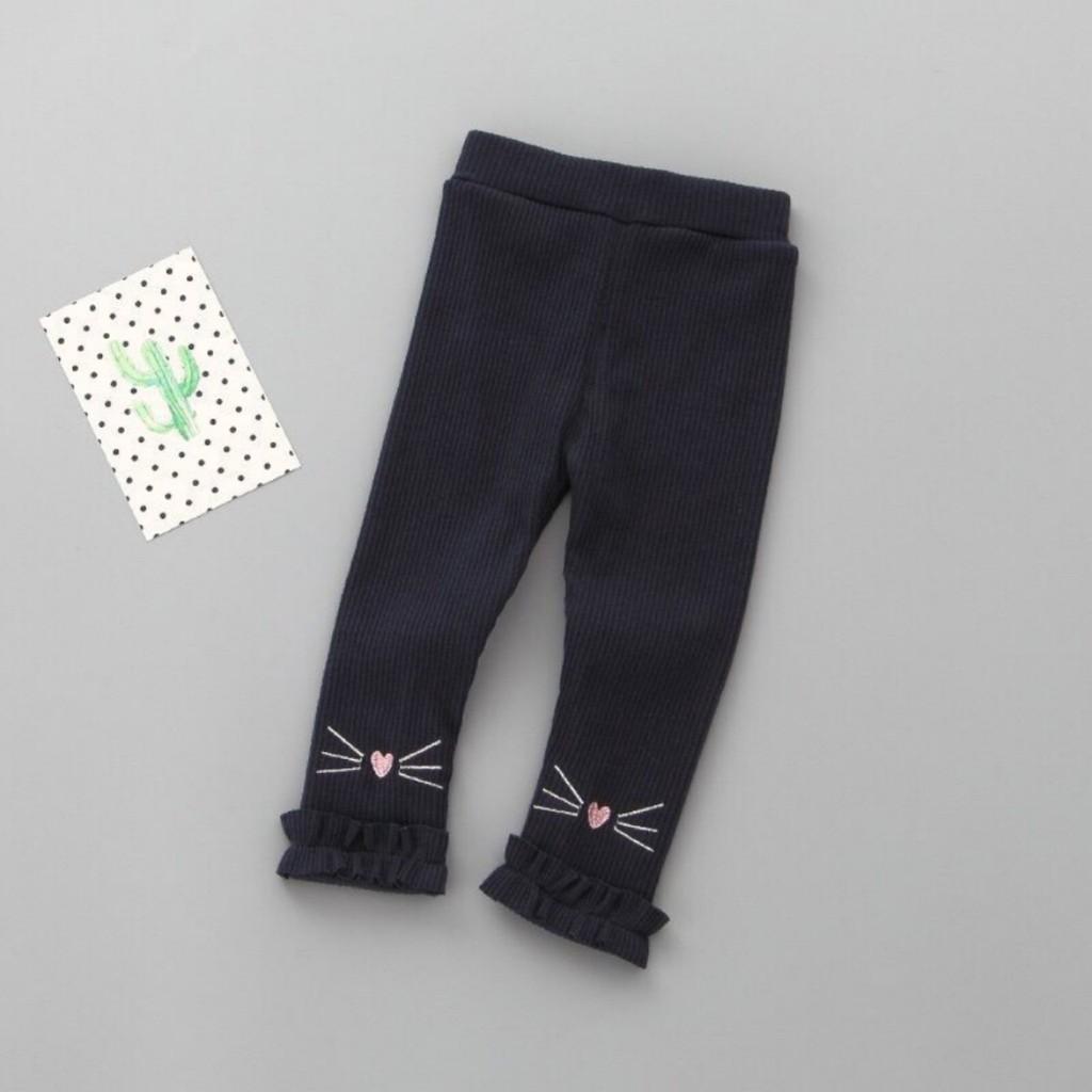 QUẦN LEGGING NƠ BÉ GÁI THUN GÂN CO GIÃN CỰC MẠNH HÀNG VNXK