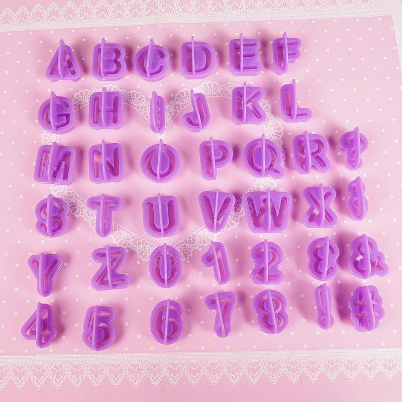 Khuôn Bánh Quy Cookies Bộ 40 Khuôn Nhấn Dụng Cụ Làm Bánh Cookie Cutter Nhựa Nhiều Mẫu Cao Cấp - CBQUI