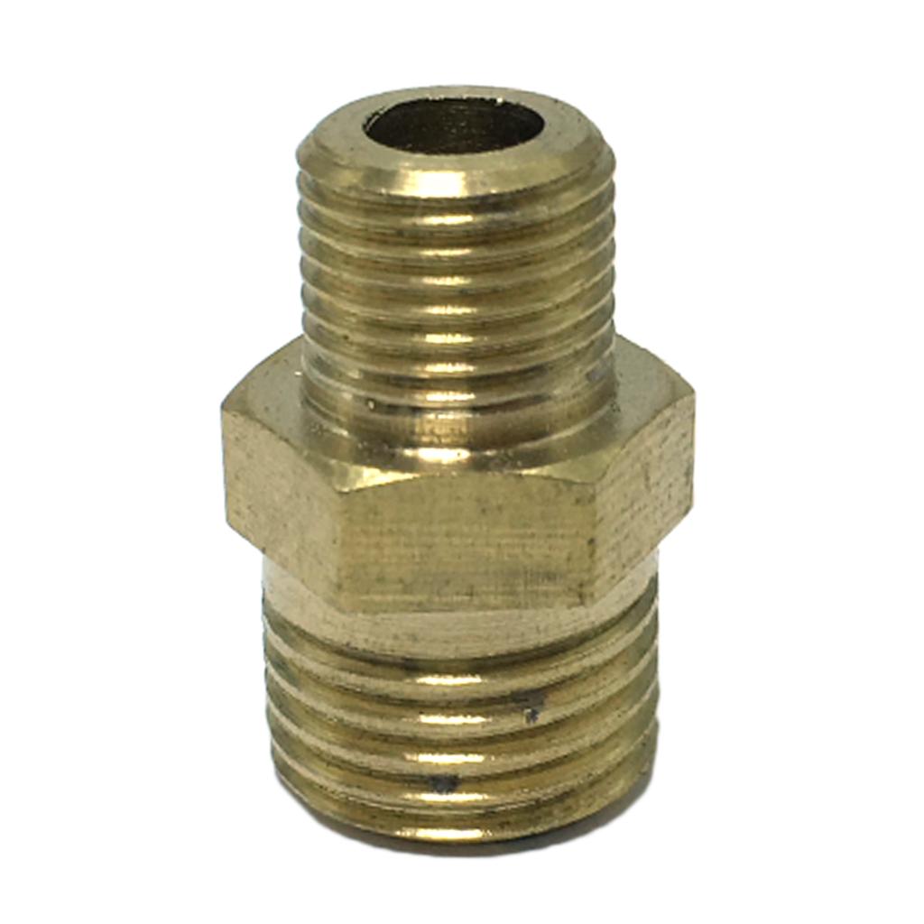 1 Đồng DN6 Nam x DN8 Nam Đường Chỉ Kết Nối Adapter Ống Bushing