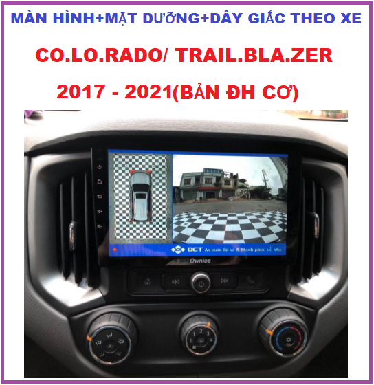 Màn hình android 9inch cho xe COLO.RADO/TRAILB.LAZER bản điều hòa cơ 2017-2021 kèm mặt dưỡng+dây giắc theo xe.Màn android kết nối wifi ram2G-rom32G xem phim nghe nhạc, xem camera,đầu dvd oto giá rẻ,dvd oto.