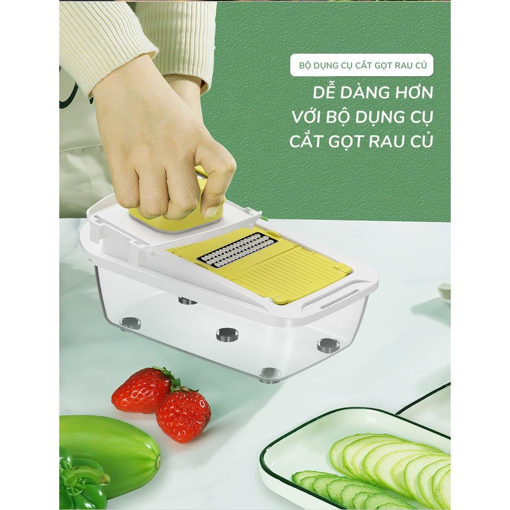 Bộ Dụng Cụ Cắt Gọt Rau Củ Quả Đa Năng Eroc VEGETALBE DICER V-KT-VD01 - Hàng Chính Hãng Eroc