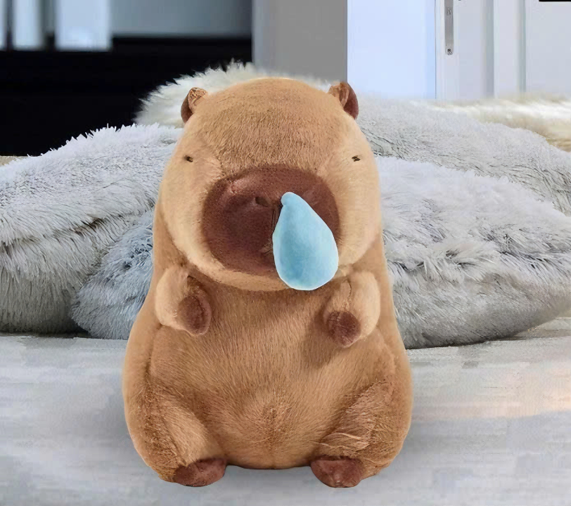 Gấu bông CAPYBARA chảy nước mũi dễ thương đáng yêu siêu hot size 30cm - Hàng chính hãng