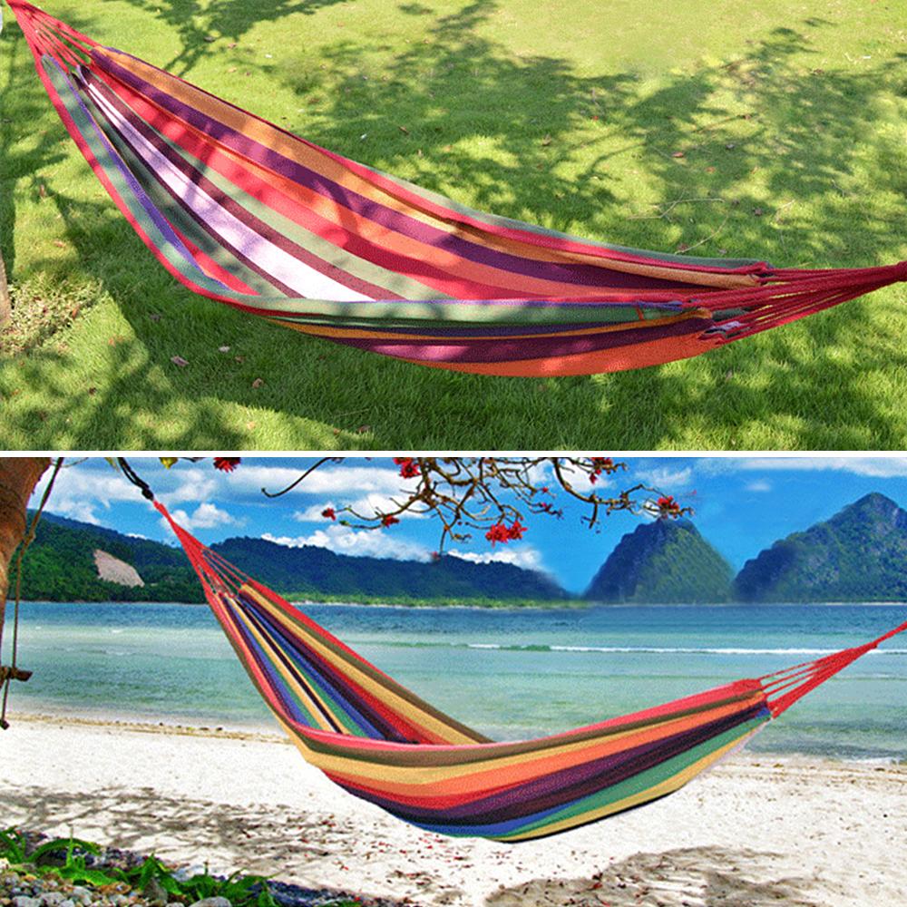 Võng đơn và đôi cho sân sau sân hiên cắm trại ngoài trời trong nhà Single / Double Hammock for Backyard