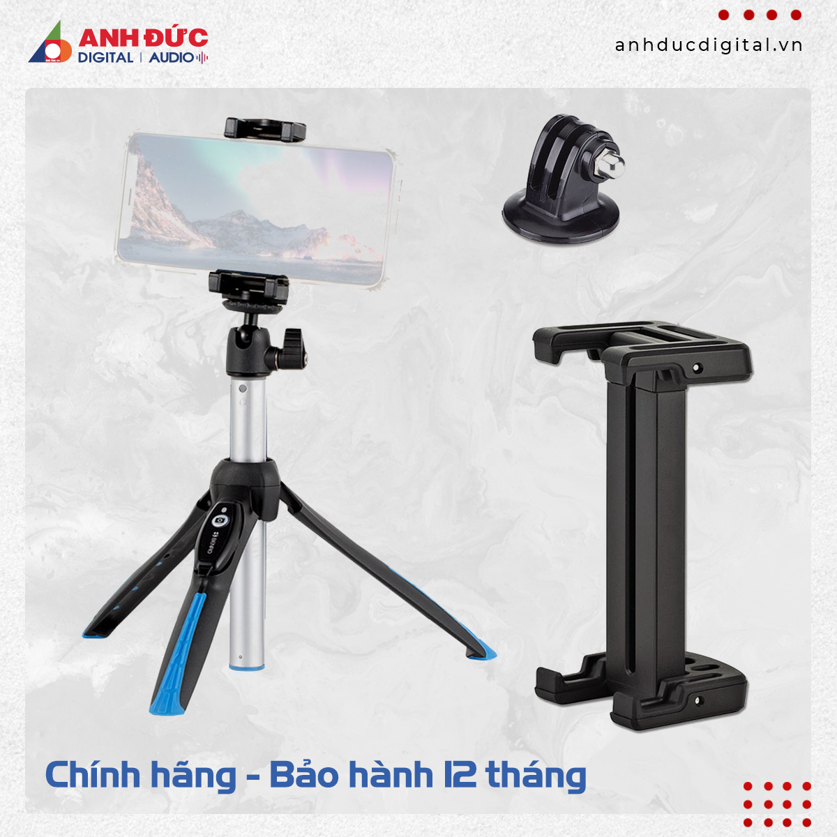 Chân máy cho điện thoại Benro Tripod BK15 - Hàng chính hãng