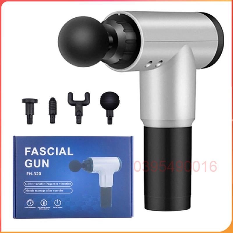 Máy massage cầm tay, mát-xa bấm huyệt Cao Cấp 4 đầu 6 chế độ trị nhức mỏi vai gáy, đau giãn cơ, đấm bóp
