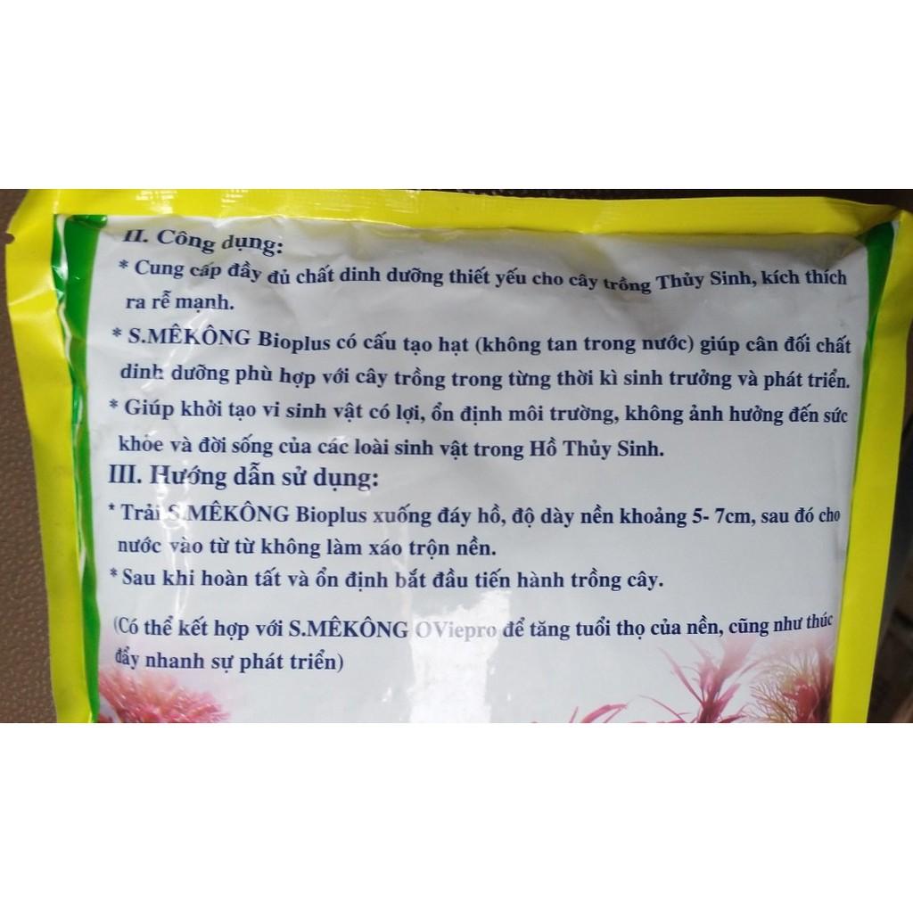 Nền SMeKong II cho hồ thủy sinh trọng lượng 2kg và hạt giống cây thủy sinh trân chau, ngưu mao chiên, thanh điệp, cỏ lá