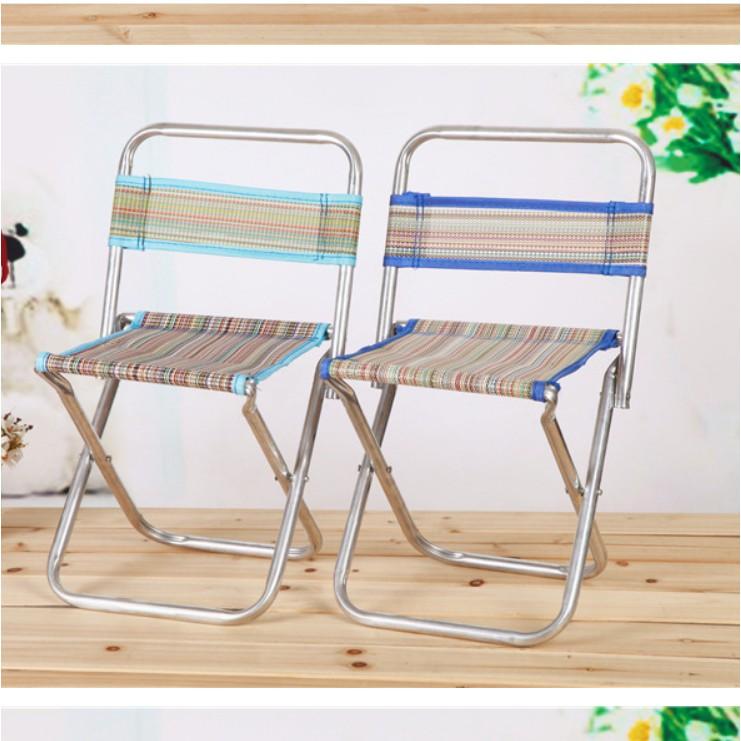 Ghế gấp gọn TỰA LƯNG kim loại di động MẪU MỚI