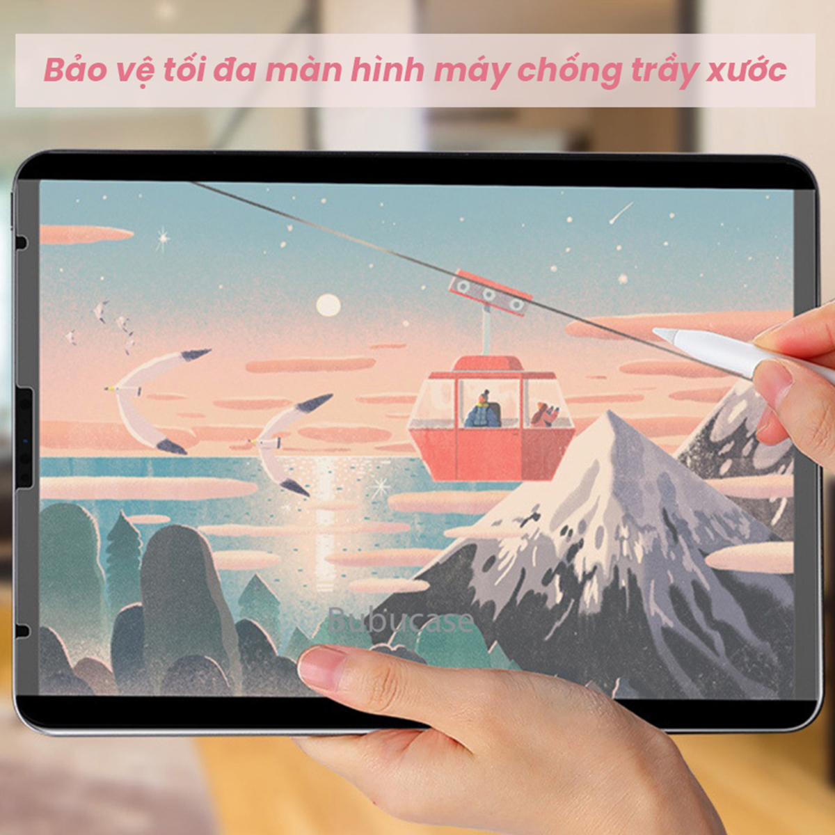 Dán Màn Hình Cho iPad Paperlike Nam Châm Tự Động Dính, Tháo Rời Dễ Dàng  - Chống Vân Tay, Chống Chói, Chống Trầy Xước