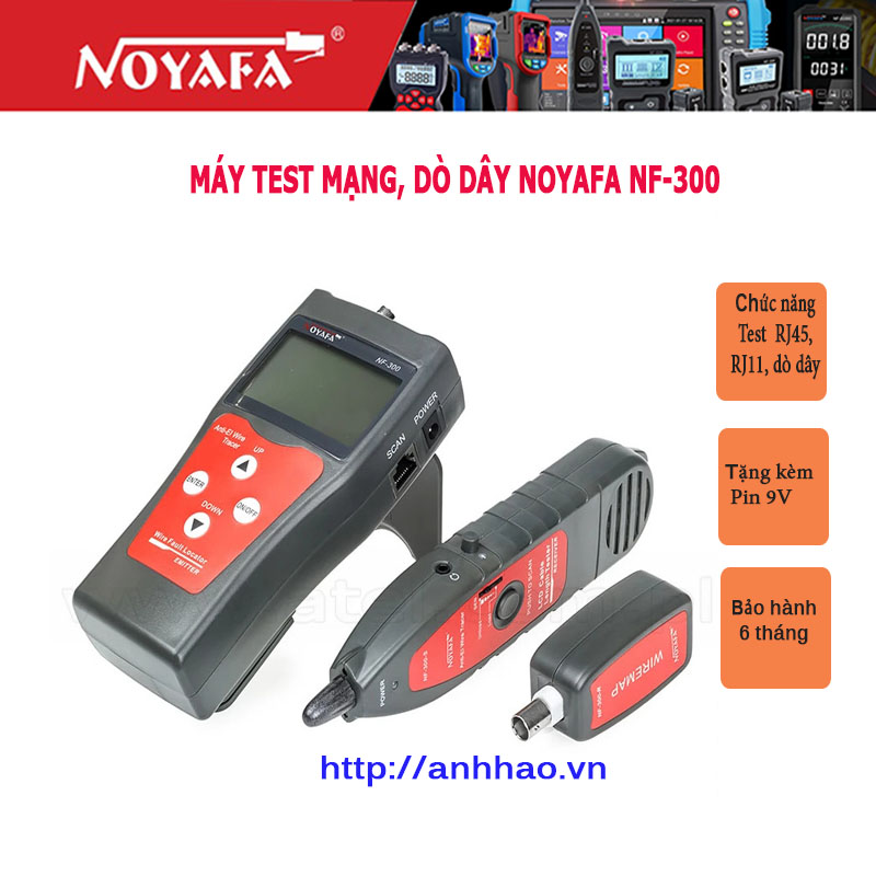 Máy test mạng, dò dây Noyafa NF-300 nhập khẩu chính hãng