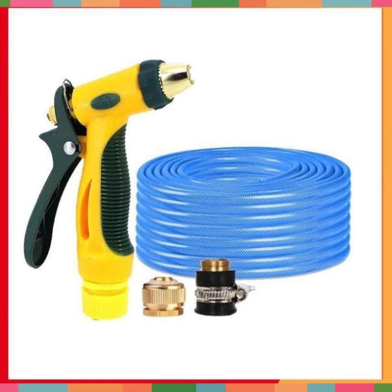 Bộ dây vòi xịt nước rửa xe, tưới cây tăng áp 3 lần,loại 3-5M  206317