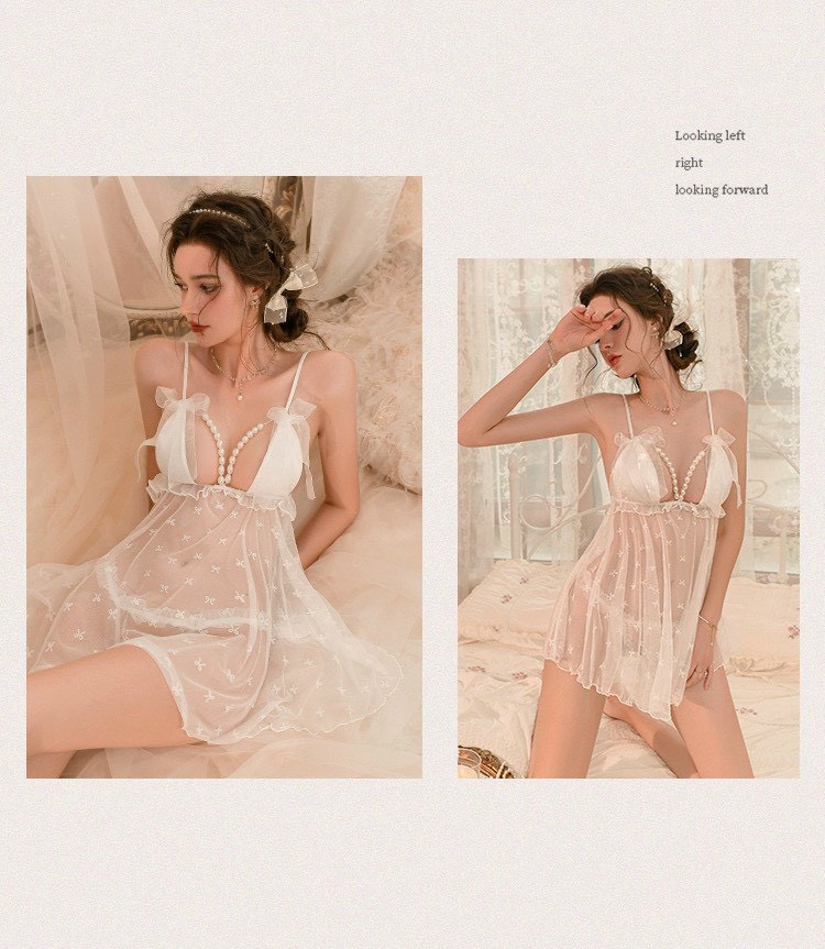 Váy Ngủ Ren Nơ Nhí