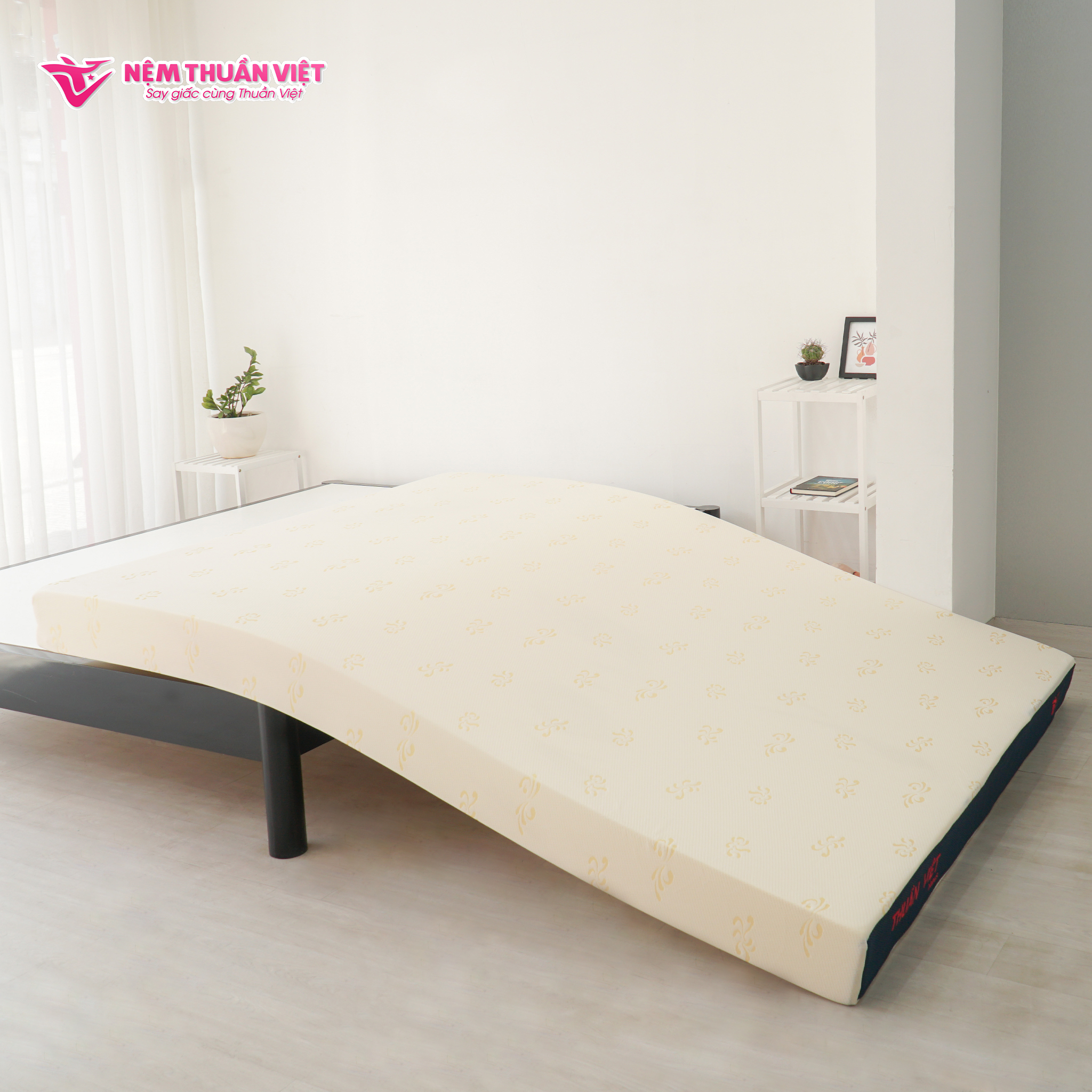 (1m8x2mx15cm) Nệm Foam Thuần Việt Venus - Nệm Ép Cuộn Thế Hệ Mới