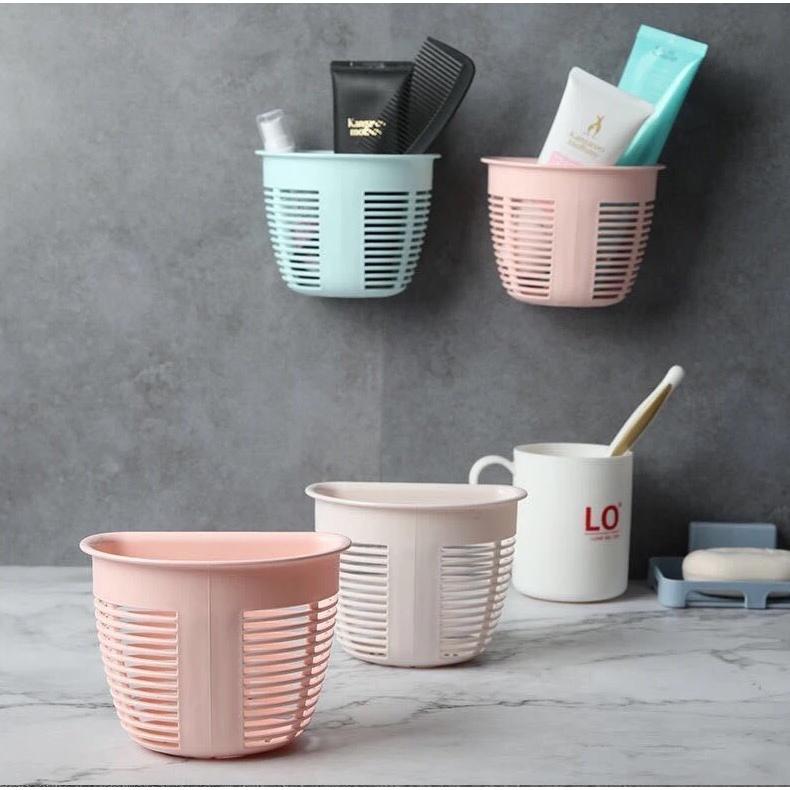 Giỏ treo đồ mini dán tường