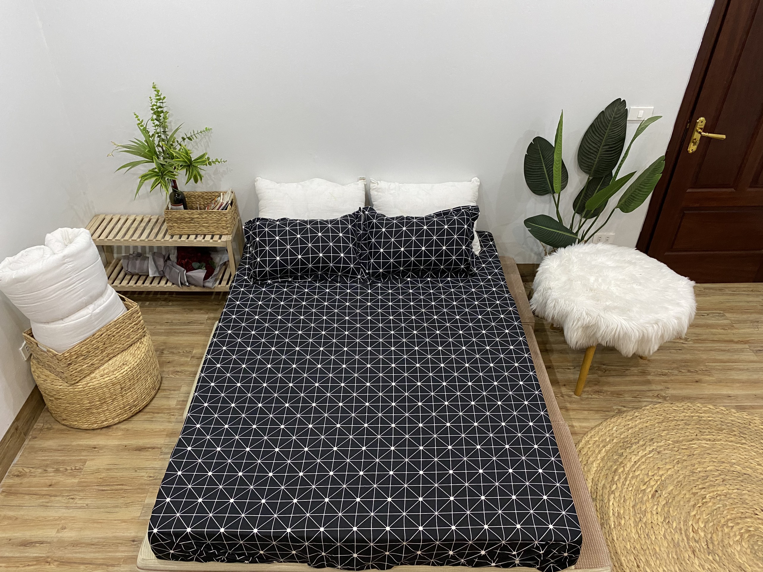 Bộ Chăn Ga Gối Hè Thu 5 Món CHM16