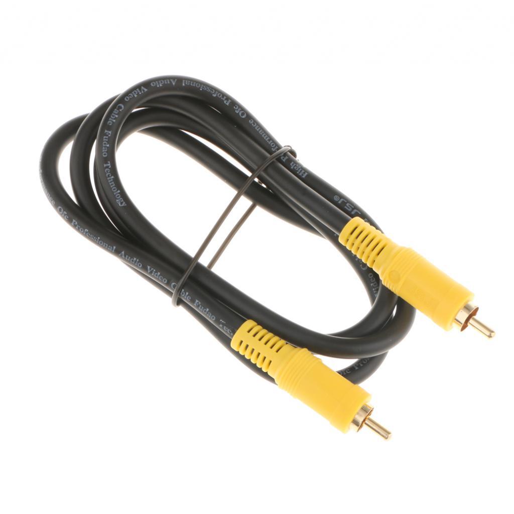 Digital Coaxial Audio Video Cable 75 Ohm Amplifier RCA Male To RCA Male