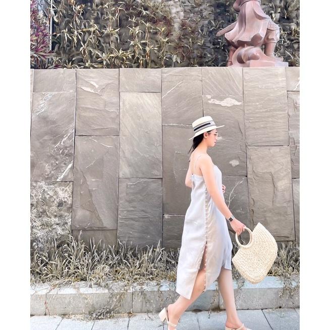 Đầm linen 2 dây