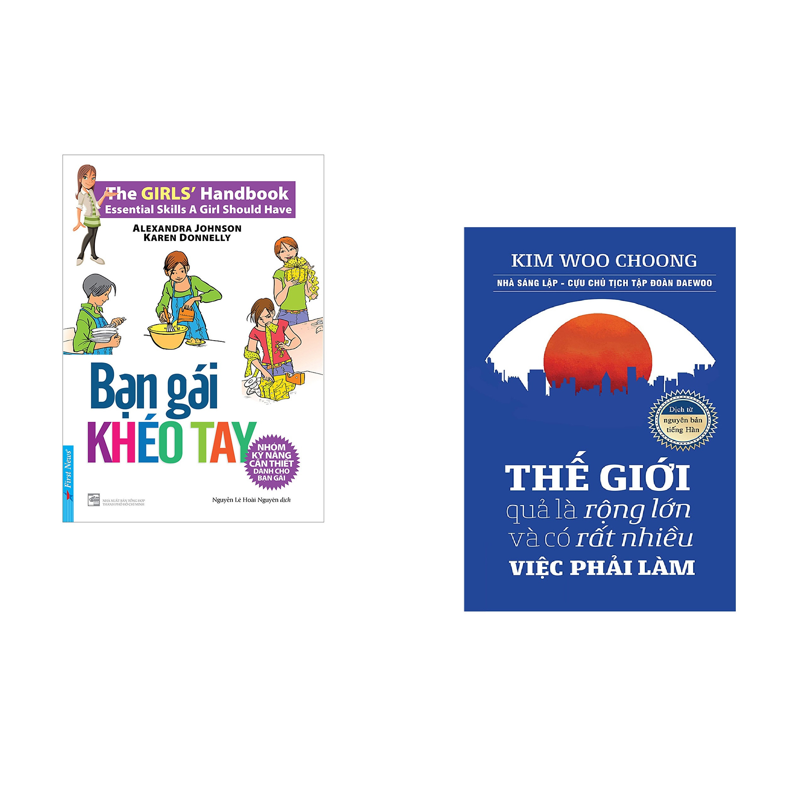 Combo 2 cuốn sách: Bạn Gái Khéo Tay + Thế Giới Quả Là Rộng Lớn Và Có Rất Nhiều Việc Phải Làm