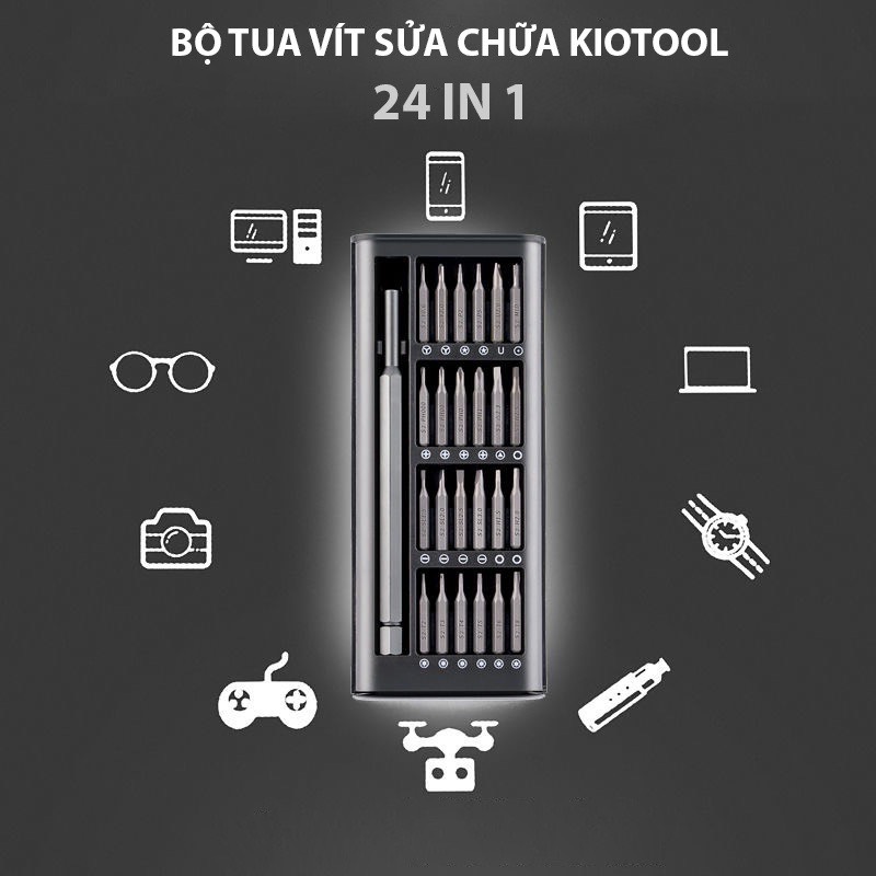 Bộ Tua Vít  Đa Năng 24 Chi Tiết Dùng Sửa Chữa Điện Thoại, LapTop(Giá rẻ)