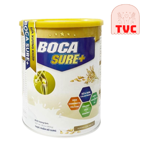 [ Mua 5 hộp 800g tặng 2 hộp 400g ] Sữa non Hỗ Trợ Xương Khớp BOCA SURE - Hộp 800gram