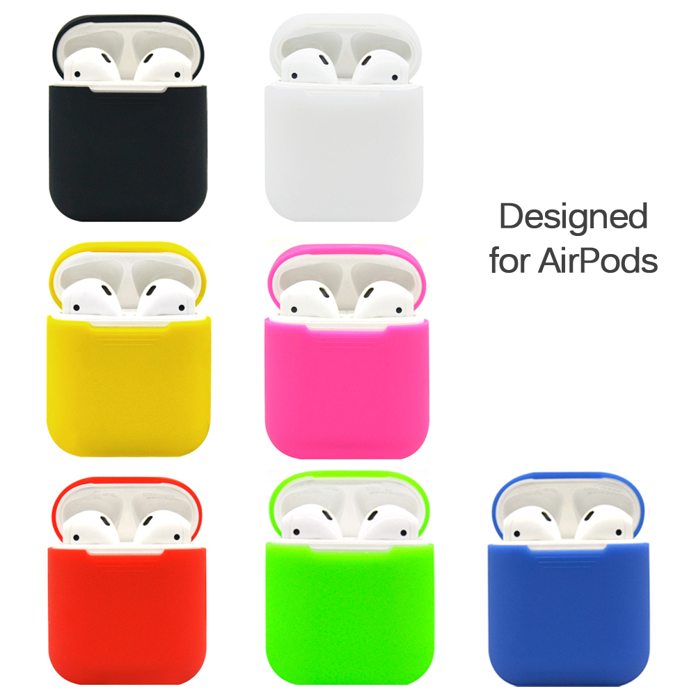 Hộp Đựng Tai Nghe Silicon Không Dây BT Tương Thích Với Apple AIRpods